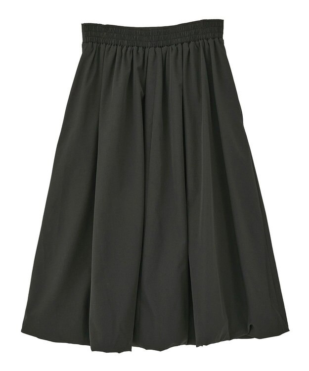 earth music&ecology バルーンミディスカート Black