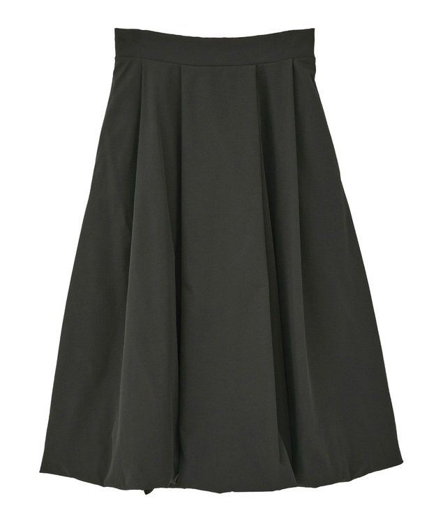 earth music&ecology バルーンミディスカート Black