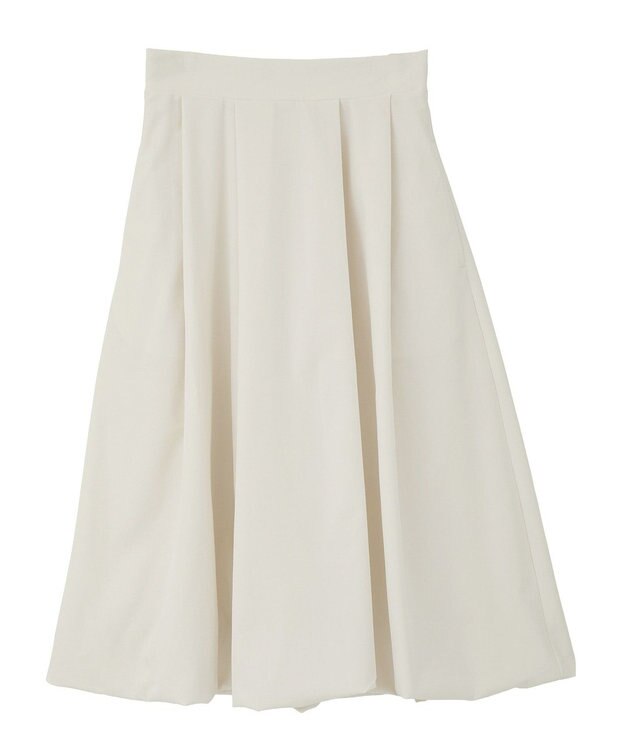 earth music&ecology バルーンミディスカート Ivory