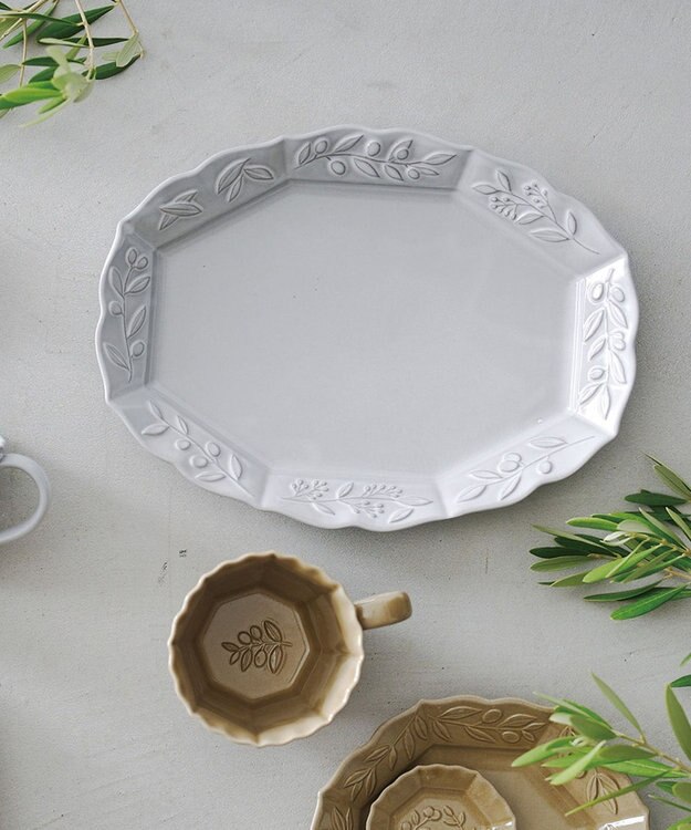 aito製作所 オリーヴ　オーバルプレート ホワイト_111134