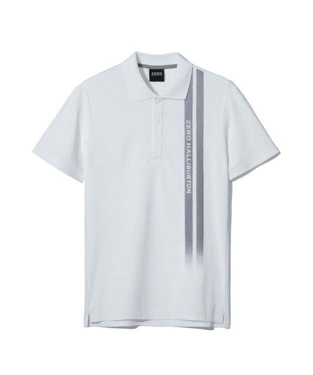 ZERO HALLIBURTON ダブルリブデザイン 鹿の子ポロシャツ ZHG-M6S4b 85188 ホワイト