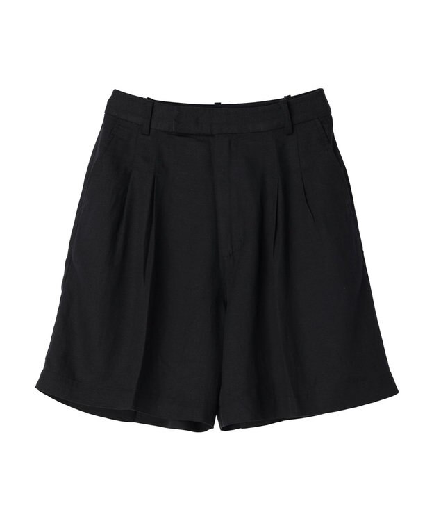 AMERICAN HOLIC リネンブレンドショートパンツ Black
