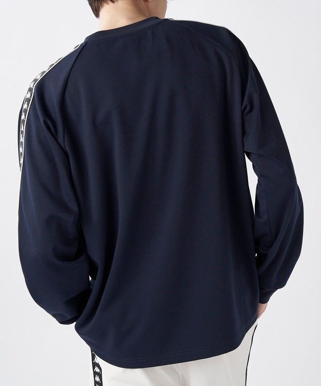 OP／FILA 【Kappa】バンダ ラグランロングスリーブTシャツ ネイビー