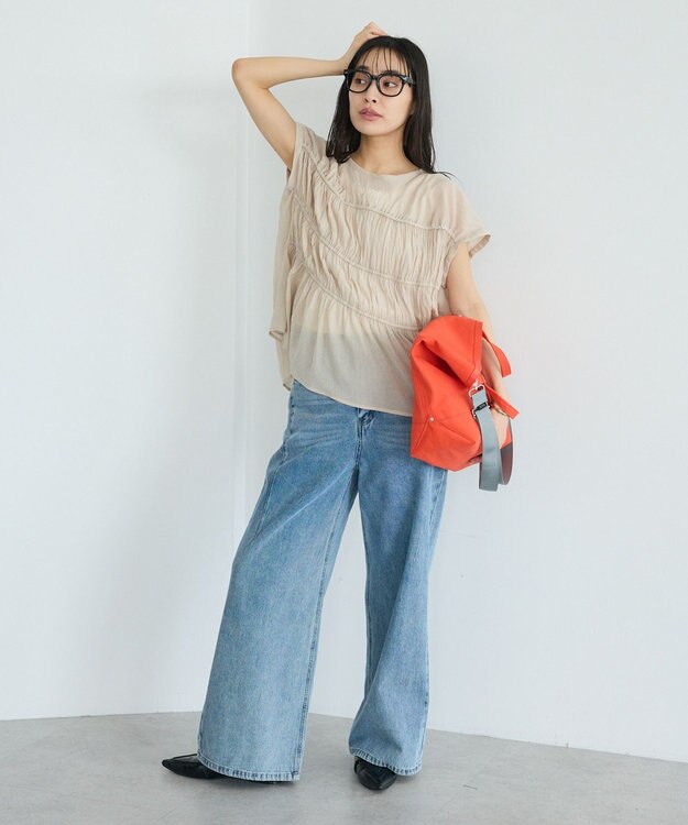 CRAFT STANDARD BOUTIQUE ストレートワイドデニムパンツ Medium Indigo