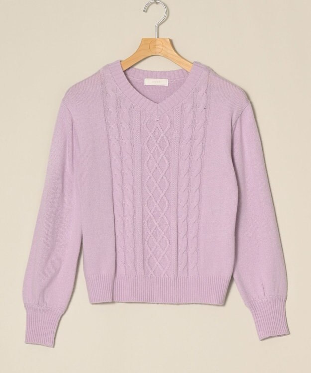 ONWARD Reuse Park 【any SiS】ニット秋冬 パープル