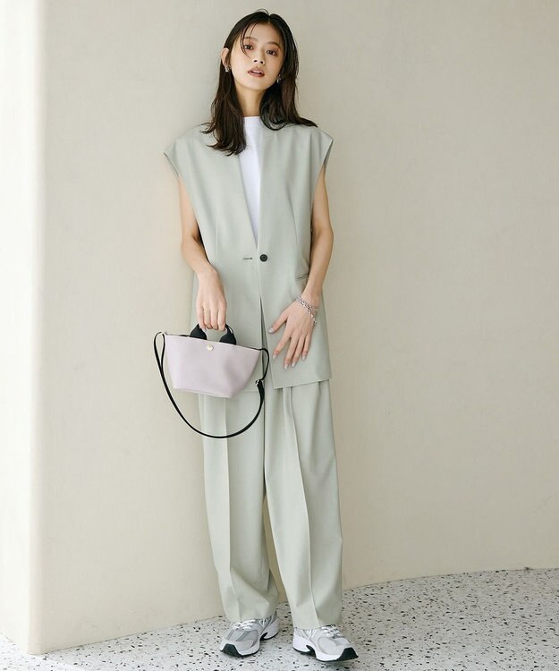 TOPKAPI 【Breath TOPKAPI】SCOTCH GRAIN スコッチグレイン プレーン 2way ミニ トートバッグ サンドグレー