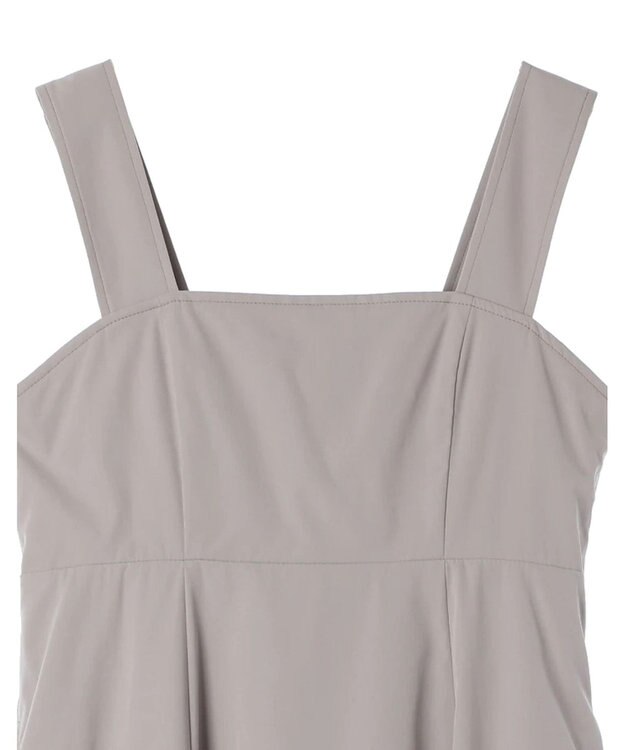 earth music&ecology ステッチジャンドレ Gray Beige