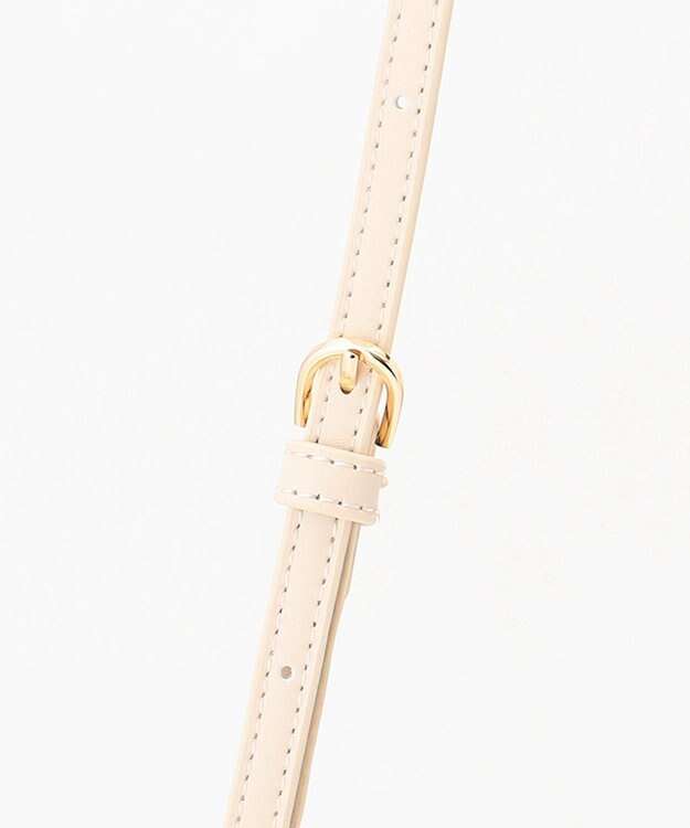 LA BAGAGERIE パデットブロック2WAYミニトート グレージュ