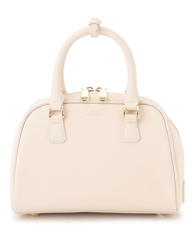 23区 【Oggi掲載】ミニ ボストンバッグ アイボリー系