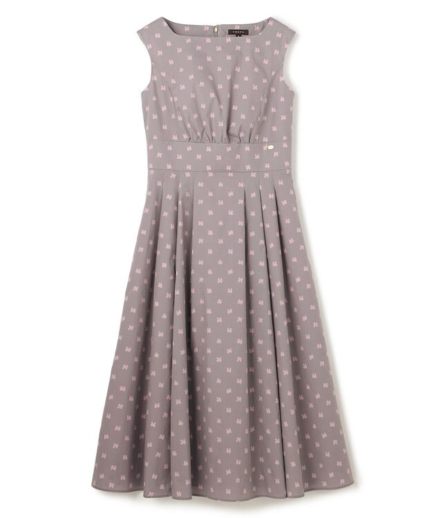 TOCCA 【星風まどかコラボ・00サイズあり】SKIPPING RIBBON ドレス ライトグレー系5