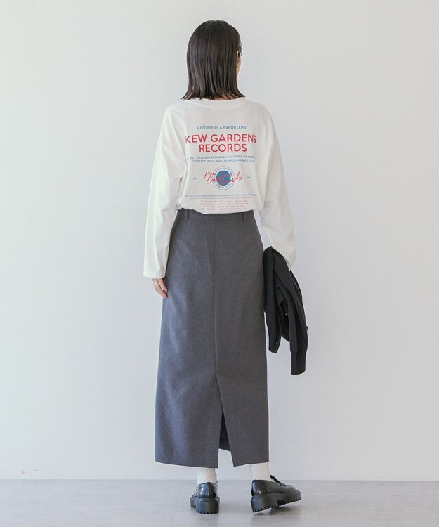 AMERICAN HOLIC ＲＥＣＯＲＤＳロングＴシャツ Off White