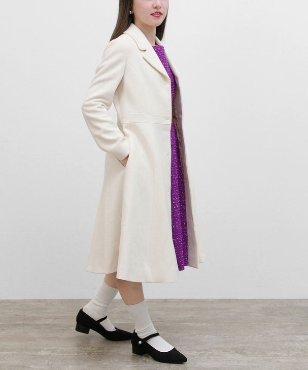 TOCCA 【消臭】MILKY PUFF ウールコート アイボリー系