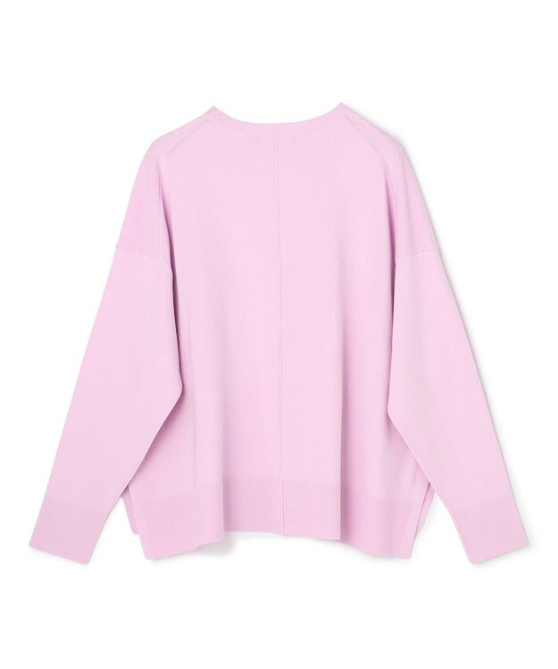 UNFILO L マイビューティニット クルーネック ライラック