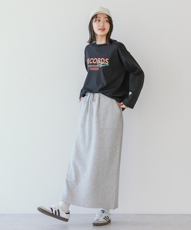 AMERICAN HOLIC ＲＥＣＯＲＤＳロングＴシャツ Black