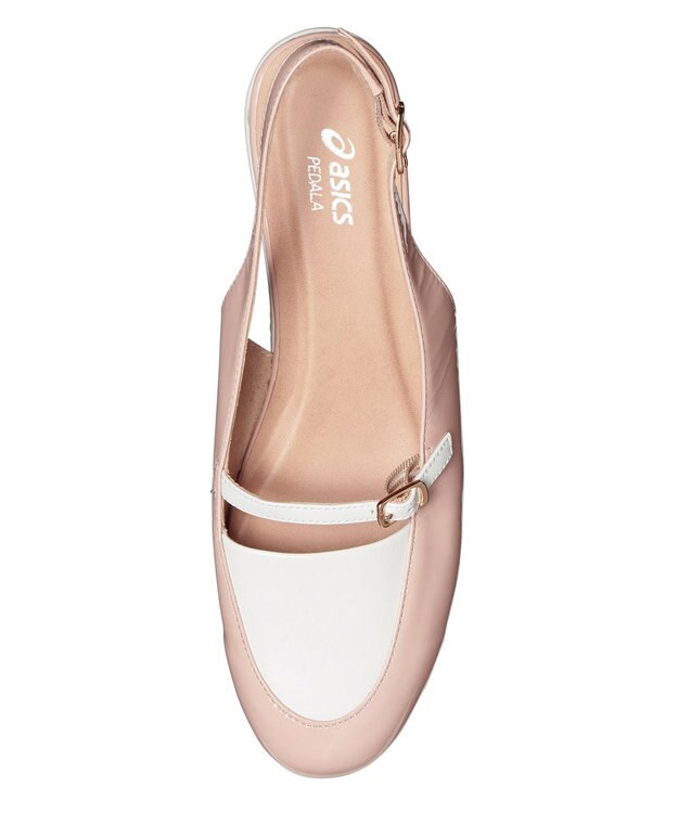 ASICS WALKING ペダラ レディース 2E 2.0cmヒール ピンク系