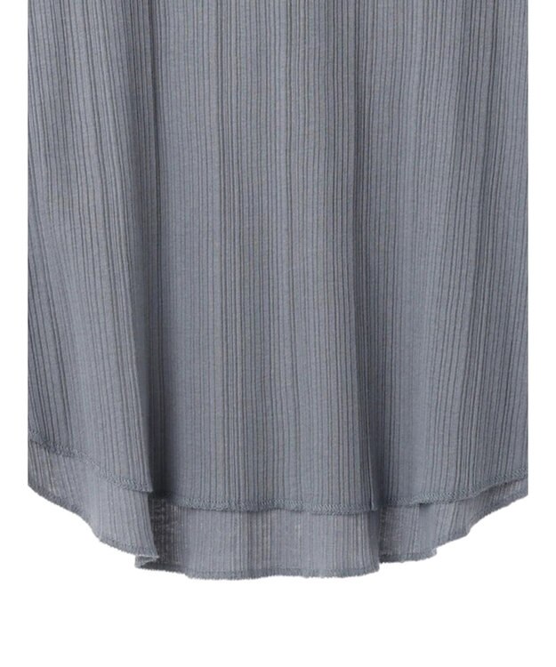 earth music&ecology コットンシアークルーネックプルオーバー Sax