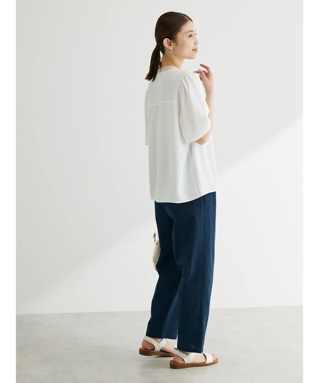 Green Parks ・ＥＬＥＮＣＡＲＥ　ＤＵＥ　バイカラーブラウス Off White