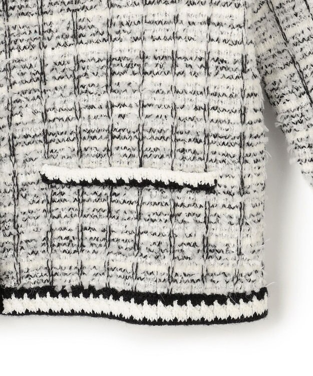 TOCCA 【百田夏菜子さん着用】FLUFFY PATH ニットジャケット ブラック系5