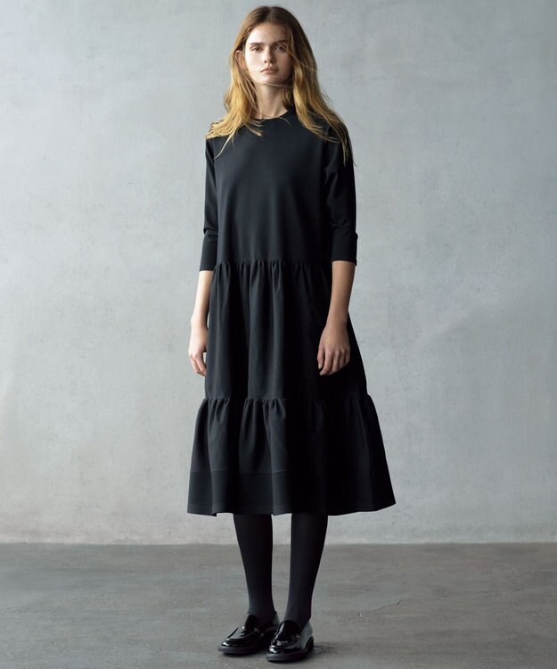 フォルムニット ティアード ワンピース【23区】