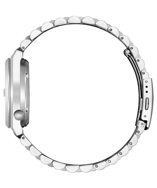 CITIZEN 【TSUYOSA 37mm】深みのあるグリーンのメカニカルウオッチ NJ0200-50X シルバー