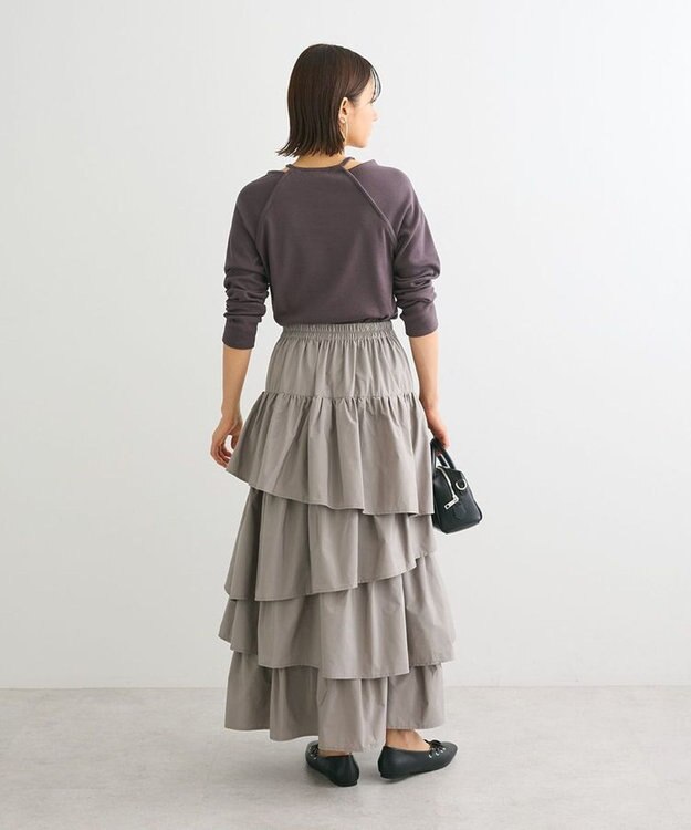 Green Parks ・ＳＵＧＡＲ　ＳＰＯＯＮ　レイヤードライクリブロンＴＥＥ Charcoal Gray