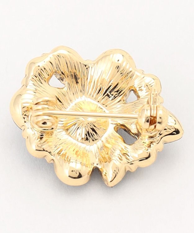 組曲 カラービジュー2セットブローチ ネイビー系