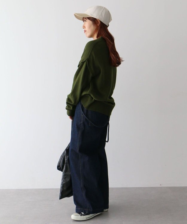 CRAFT STANDARD BOUTIQUE エンブレム刺繍バイカラーキャップ Light Beige