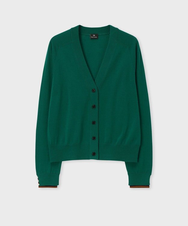 Paul Smith ハイゲージ ニット カーディガン グリーン