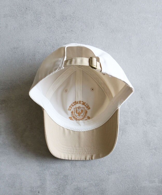 CRAFT STANDARD BOUTIQUE エンブレム刺繍バイカラーキャップ Light Beige