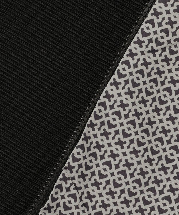 23区GOLF 【MEN】リバーシブルニットベスト モノグラム柄 ブラック系