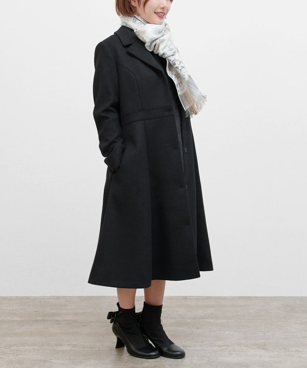 TOCCA 【消臭】MILKY PUFF ウールコート ブラック系