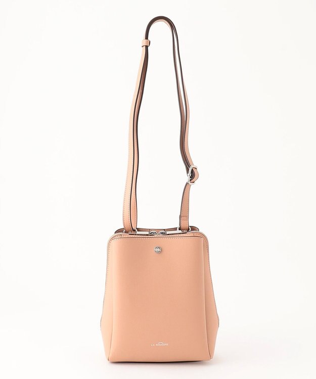 LA BAGAGERIE シンプルポシェット ピンク
