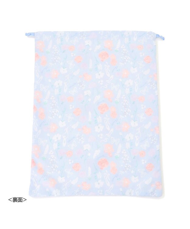 Chacott フラワー巾着L ベビーブルー