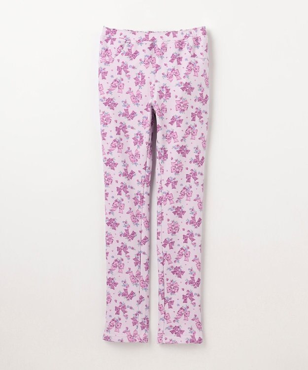 ANY KIDS 7days裏シャギー総柄パンツ リボン