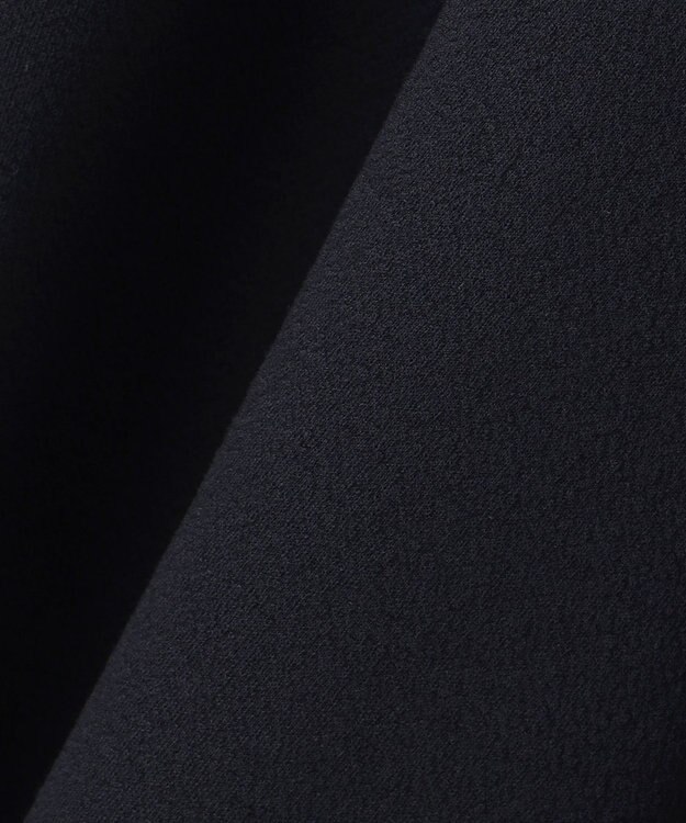 自由区 【セットアップ対応・洗える】ブークレダンボールフレア スカート ネイビー