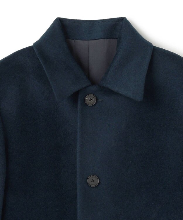 JOSEPH HOMME グロッシーウール　バルマカーンコート ネイビー系