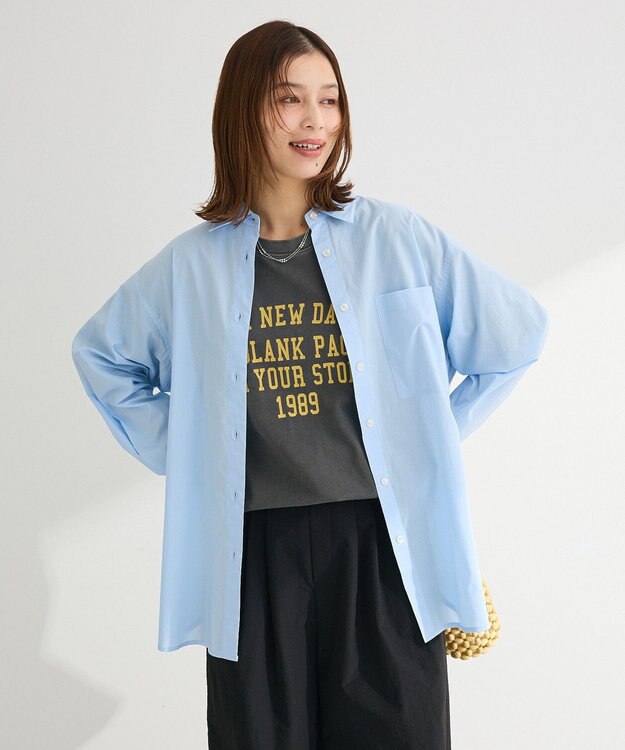 Green Parks ピグメントロゴＴシャツ Charcoal Gray