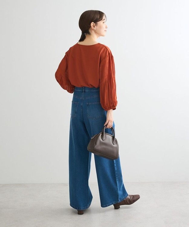 Green Parks マジョリカ袖カットプルオーバー Terracotta