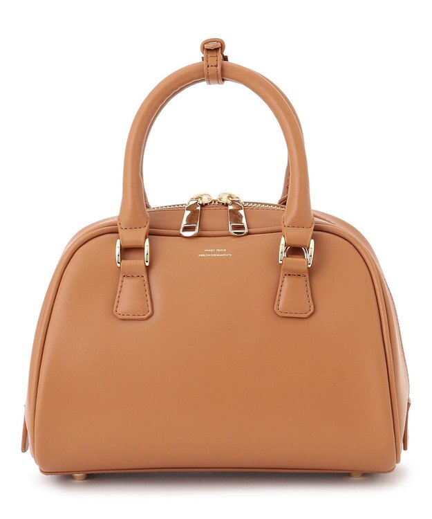 23区 【Oggi掲載】ミニ ボストンバッグ キャメル系