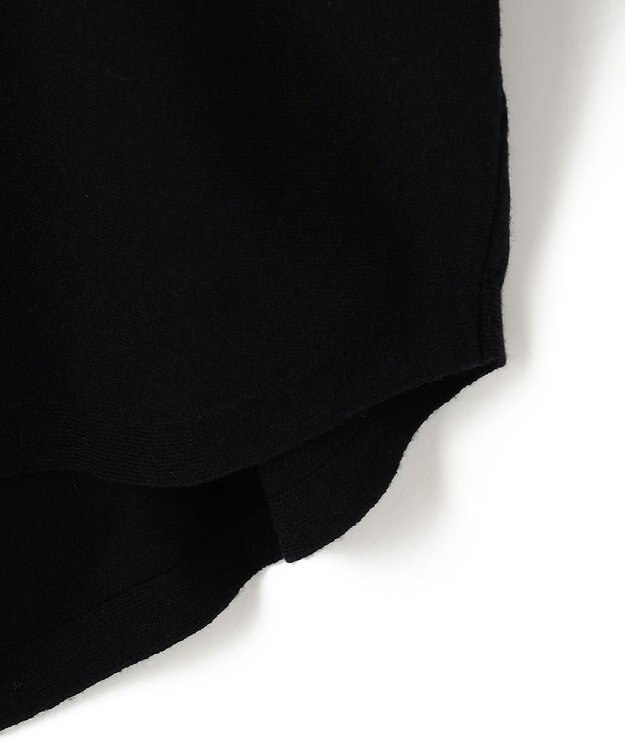 ICB 【洗える】 ヴィスコースワイド 配色デザインプルオーバー ネイビー×ブラック系