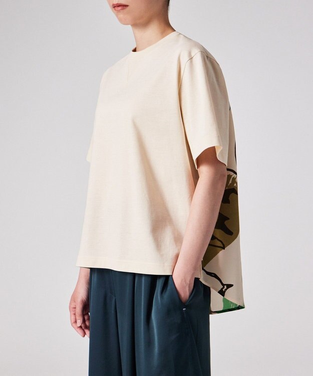Paul Smith Painters Smock コンビTシャツ オフホワイト