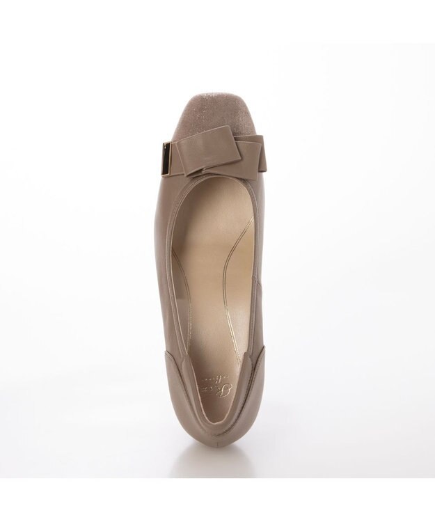 Riz raffinee <Riz raffinee>モチーフリボンパンプス オーク