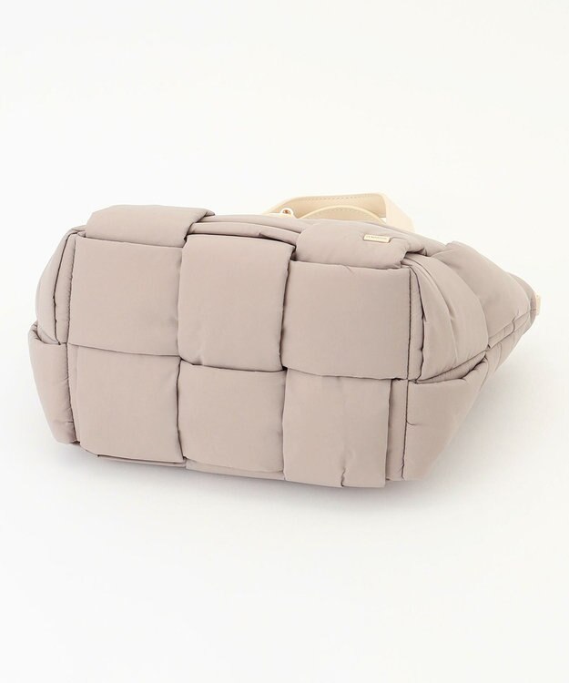 LA BAGAGERIE パデットブロック2WAYミニトート グレージュ