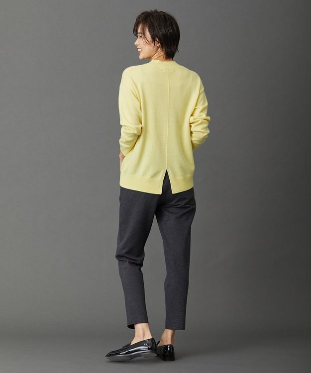J.PRESS LADIES L 【洗える・WEB限定カラーあり】CASHMERE BLEND Vネック ニット イエロー系