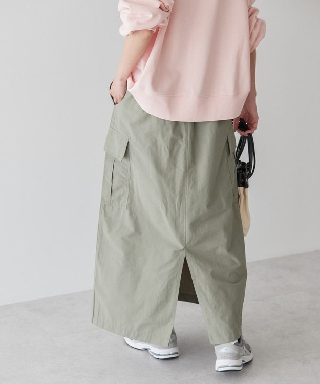 AMERICAN HOLIC ドロストカーゴタイトスカート Khaki