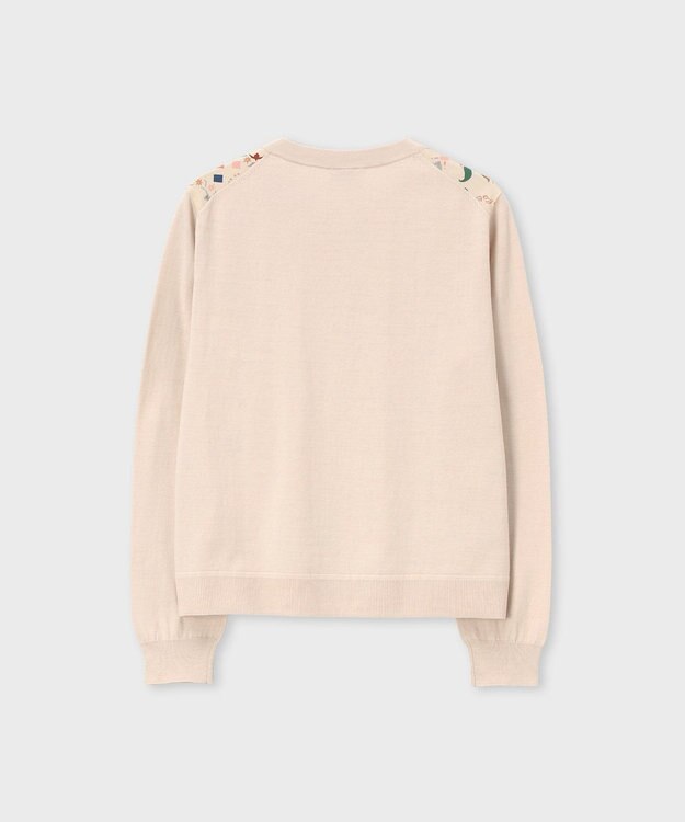 Paul Smith Keepsake プリントコンビ カーディガン ライトベージュ