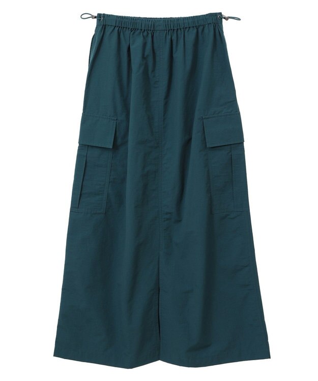 AMERICAN HOLIC ドロストカーゴタイトスカート Blue Green