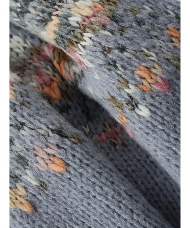 earth music&ecology スラブヤーンノルディックプルオーバー Sax