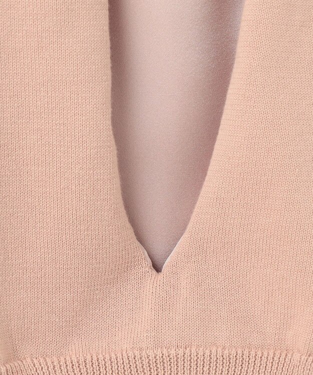 自由区 【カトリエムブーケ】Detail du ruban リボンディティールプルオーバー ライトローズ