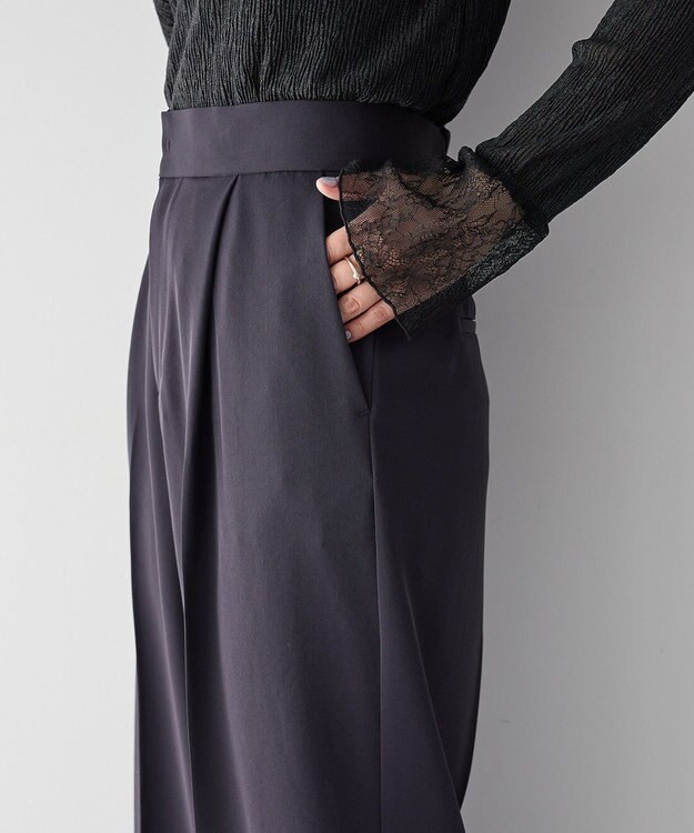 YECCA VECCA ワイドパンツ Navy